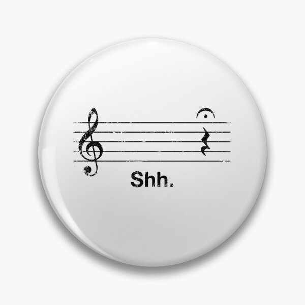 Item preview, Shh. Musician Music Lover Silence Quiet designed and sold by Doodleoub.
