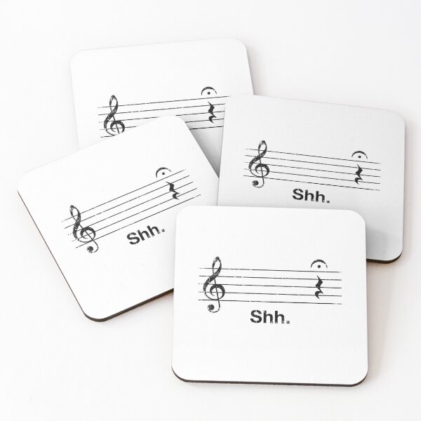 Item preview, Shh. Musician Music Lover Silence Quiet designed and sold by Doodleoub.