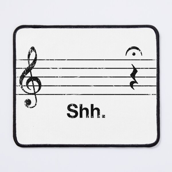 Item preview, Shh. Musician Music Lover Silence Quiet designed and sold by Doodleoub.