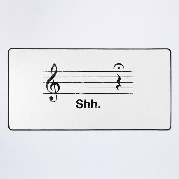 Item preview, Shh. Musician Music Lover Silence Quiet designed and sold by Doodleoub.