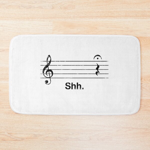 Item preview, Shh. Musician Music Lover Silence Quiet designed and sold by Doodleoub.