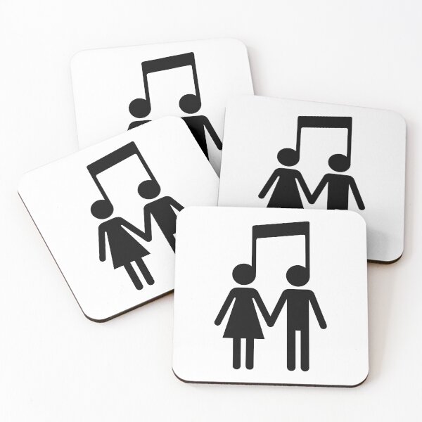 Item preview, Music Lovers Couple Relationship designed and sold by Doodleoub.