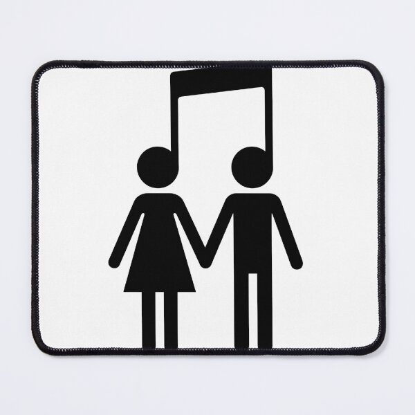 Item preview, Music Lovers Couple Relationship designed and sold by Doodleoub.
