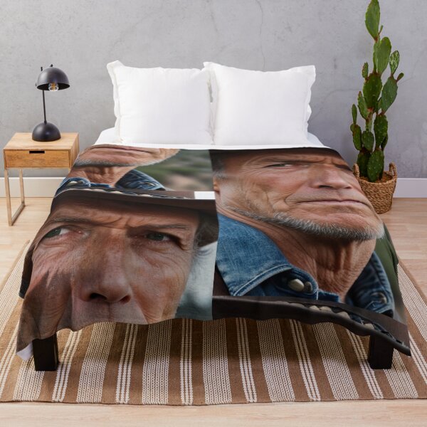 Item preview, Cinema - Emblematic Western Actor, Portrait of a solitary hero designed and sold by Beat-It.