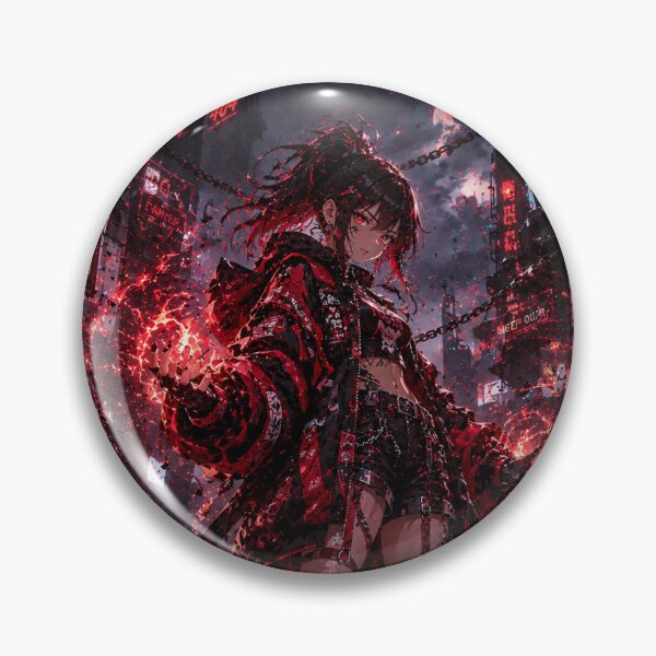 Item preview, Crimson Rebel Girl Sticker designed and sold by blossomfun.