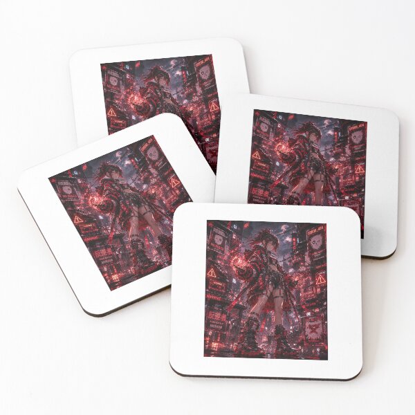 Item preview, Crimson Rebel Girl Sticker designed and sold by blossomfun.