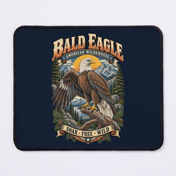Item preview, Bald Eagle American Wilderness designed and sold by KrungiT Design .
