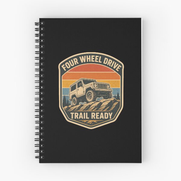 Item preview, Four Wheel Drive 4x4 Off Road Adventure – Vintage Trail Graphic designed and sold by AMICO77.