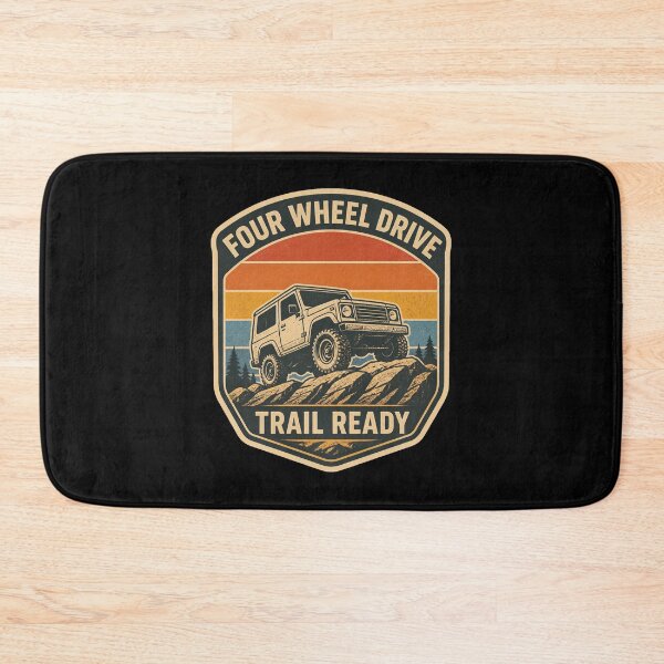 Item preview, Four Wheel Drive 4x4 Off Road Adventure – Vintage Trail Graphic designed and sold by AMICO77.