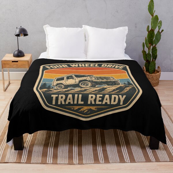 Item preview, Four Wheel Drive 4x4 Off Road Adventure – Vintage Trail Graphic designed and sold by AMICO77.