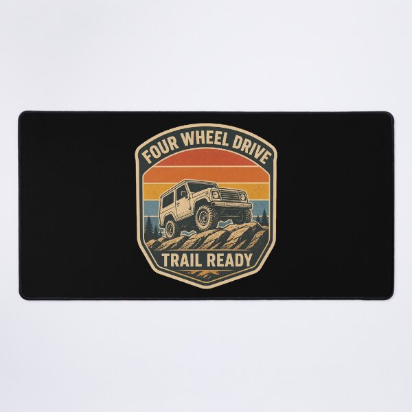 Item preview, Four Wheel Drive 4x4 Off Road Adventure – Vintage Trail Graphic designed and sold by AMICO77.