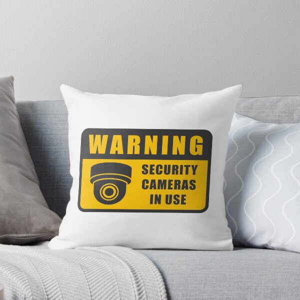 Item preview, Security Cameras Warning CCTV Surveillance Sign designed and sold by VectorForge Studio.