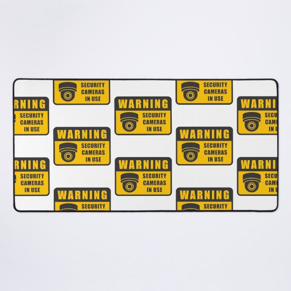 Item preview, Security Cameras Warning CCTV Surveillance Sign designed and sold by VectorForge Studio.