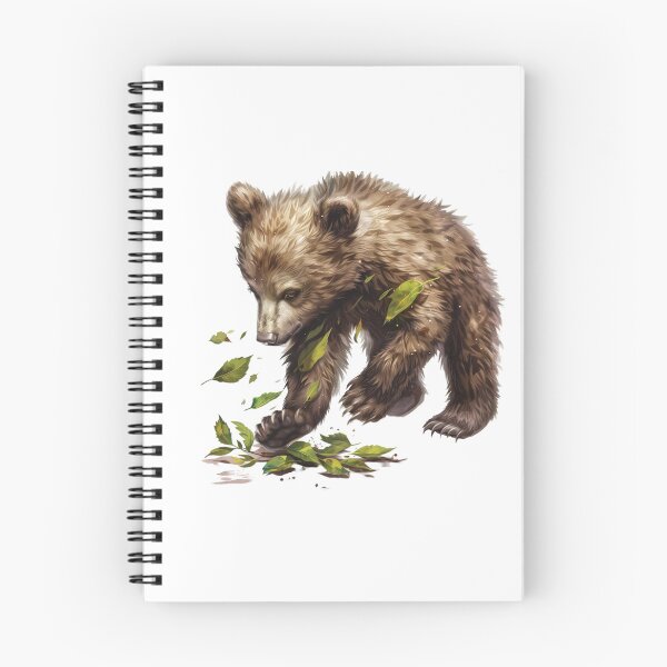 Item preview, Bear Cub | Cute Woodland Animal Watercolor Art designed and sold by Mandayartstudio.