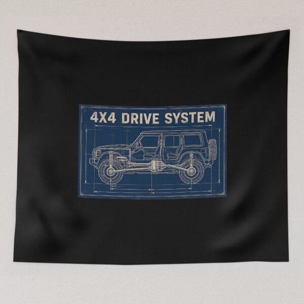 Item preview, Four Wheel Drive 4x4 Off Road Adventure – Vintage Trail Graphic designed and sold by AMICO77.