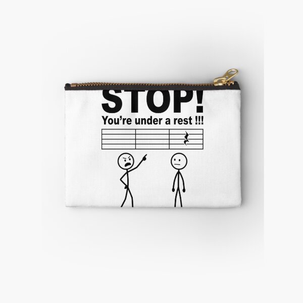 Item preview, Stop! You're Under A Rest !!! Funny Musician Music Lover Pun designed and sold by Doodleoub.