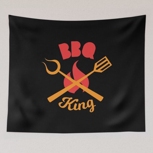 Item preview, BBQ King Hot Grilled Barbecue Tools Grilling Gift For Dad designed and sold by Bronby.