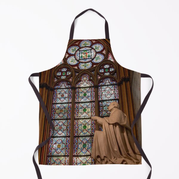 Item preview, Paris, France - Stained Glass and Statue in Notre Dame designed and sold by jrtwynam.