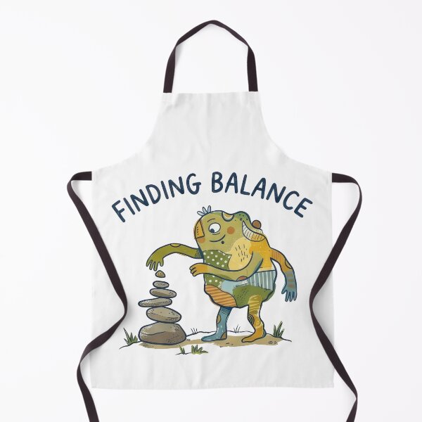 Item preview, Finding Balance - Cute Naive Creature Stacking Stones designed and sold by TontikDesign.