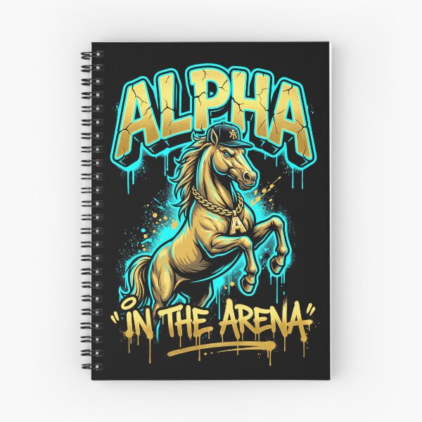Item preview, Alpha in the Arena — Bold Graffiti Street Horse Tee v2 designed and sold by CornishPixiPony.