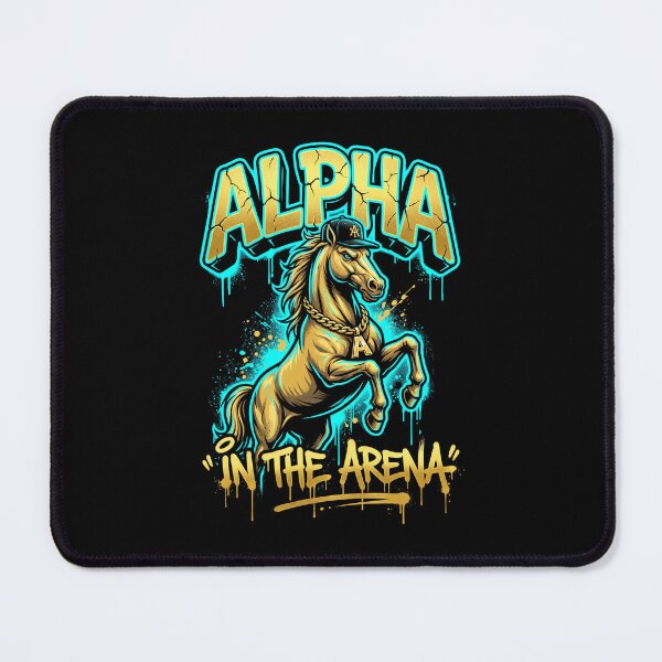 Item preview, Alpha in the Arena — Bold Graffiti Street Horse Tee v2 designed and sold by CornishPixiPony.