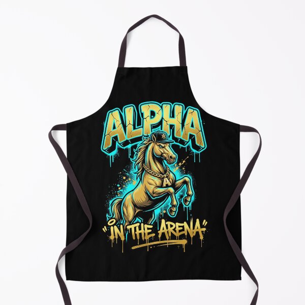 Item preview, Alpha in the Arena — Bold Graffiti Street Horse Tee v2 designed and sold by CornishPixiPony.