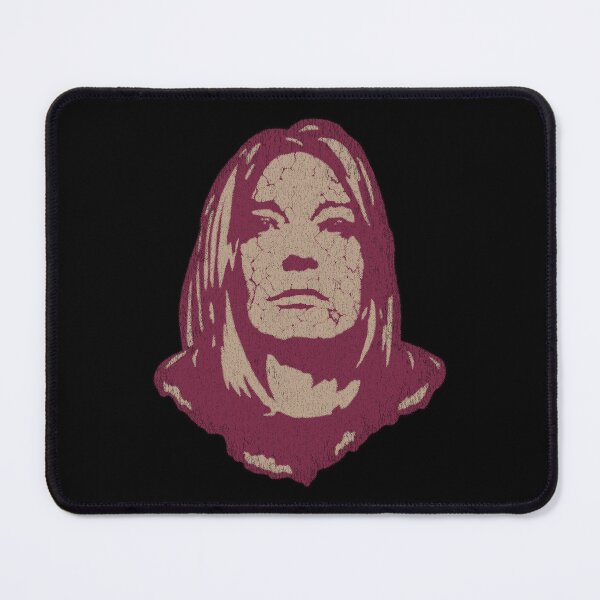 Item preview, Beth Gibbons Portishead Trip Hop Noir Maroon Distressed Halftone Portrait designed and sold by surmind.