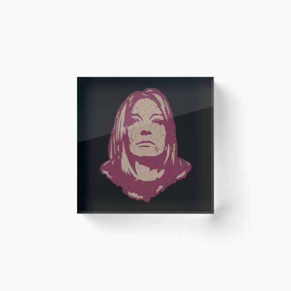 Item preview, Beth Gibbons Portishead Trip Hop Noir Maroon Distressed Halftone Portrait designed and sold by surmind.