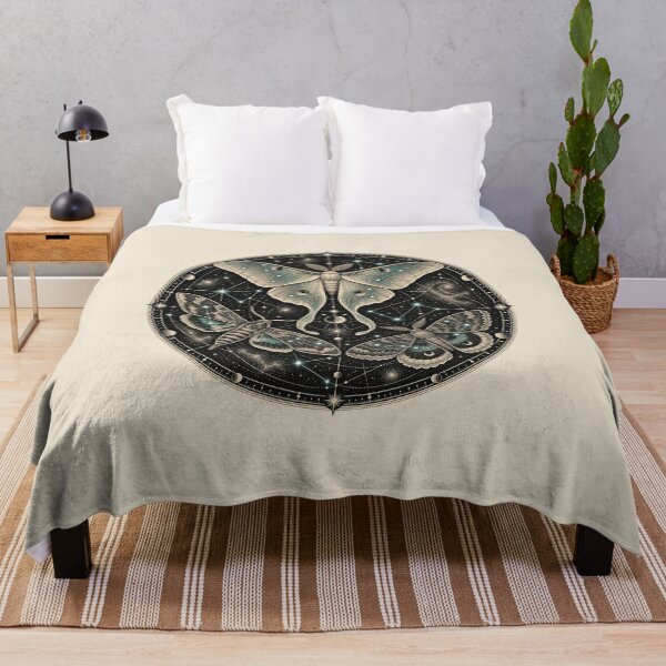 Item preview, Moths as Constellations Vintage Star Chart Engraving designed and sold by Czajnikolandia.