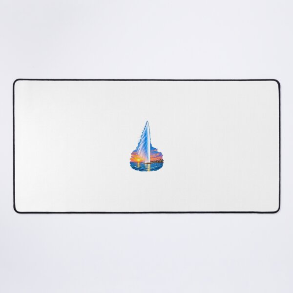 Item preview, King Fahd Fountain Jeddah Saudi Arabia | Red Sea Landmark designed and sold by DesertInkArt.