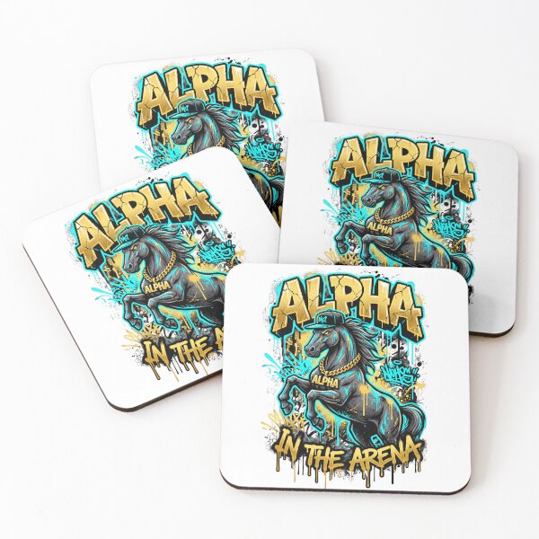 Item preview, Alpha in the Arena — Bold Graffiti Street Horse Tee v3 designed and sold by CornishPixiPony.