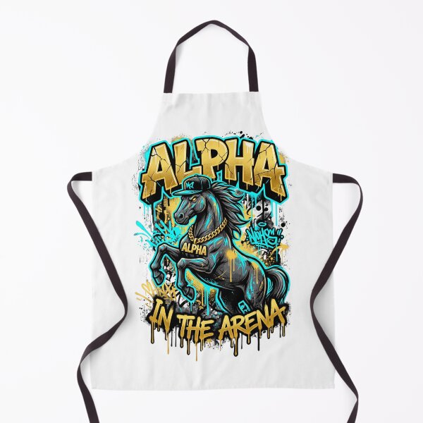 Item preview, Alpha in the Arena — Bold Graffiti Street Horse Tee v3 designed and sold by CornishPixiPony.