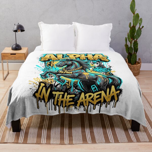 Item preview, Alpha in the Arena — Bold Graffiti Street Horse Tee v3 designed and sold by CornishPixiPony.