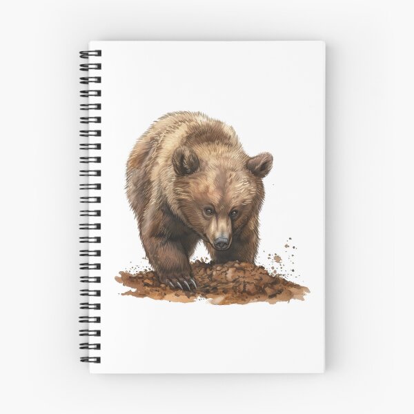 Item preview, Bear Cub | Cute Woodland Animal Watercolor Art designed and sold by Mandayartstudio.