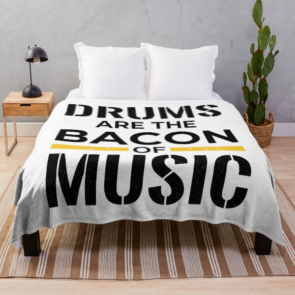 Item preview, Drums Are The Bacon Of Music Drummer Musician Percussionist designed and sold by Doodleoub.