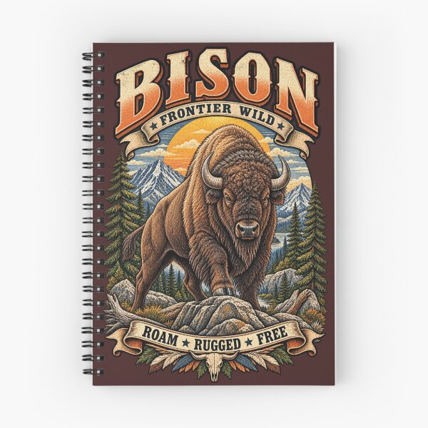 Item preview, American Bison Frontier Wild designed and sold by KrungiT Design .