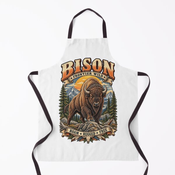 Item preview, American Bison Frontier Wild designed and sold by KrungiT Design .