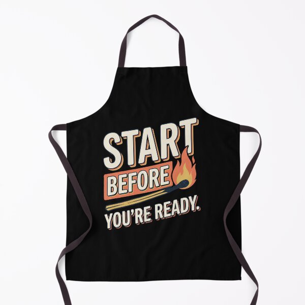 Item preview, Start Before You're Ready Motivational Quote designed and sold by Origamoart.