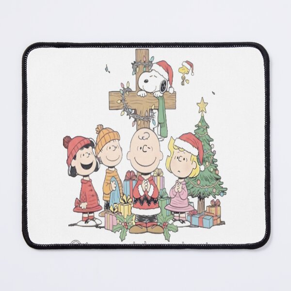 Item preview, Charlie Brown Christmas Oh Come Let Us Adore Him Christian Snoopy designed and sold by meomigvelf.