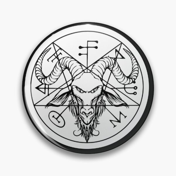 Item preview, Aleister Crowley Baphomet pentagram sigil - White designed and sold by Mr-Brigzy.