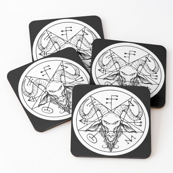 Item preview, Aleister Crowley Baphomet pentagram sigil - White designed and sold by Mr-Brigzy.