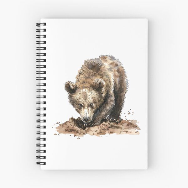 Item preview, Bear Cub | Cute Woodland Animal Watercolor Art designed and sold by Mandayartstudio.