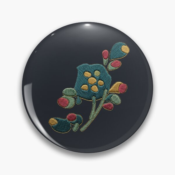 Item preview, Korean Traditional Embroidery Floral Pattern designed and sold by Yiruda-Art.