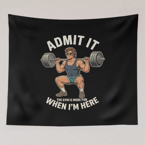 Item preview, Admit It Gym Humor Fitness Lover Workout T-Shirt | Funny Fitness Motivation Graphic Gift designed and sold by Trendably.