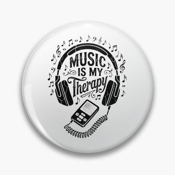 Item preview, Music Is My Therapy Music Lover Musician Audiophile Listener designed and sold by Doodleoub.