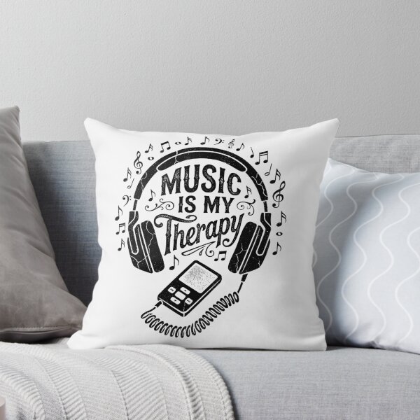 Item preview, Music Is My Therapy Music Lover Musician Audiophile Listener designed and sold by Doodleoub.