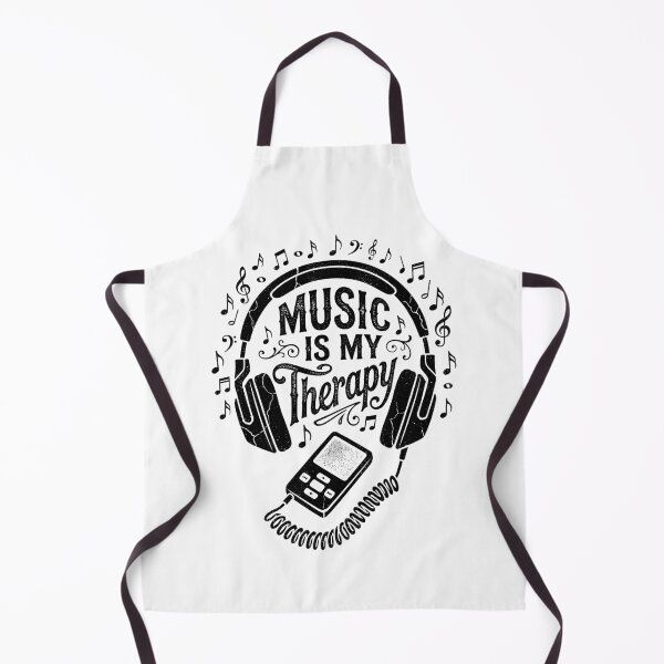 Item preview, Music Is My Therapy Music Lover Musician Audiophile Listener designed and sold by Doodleoub.