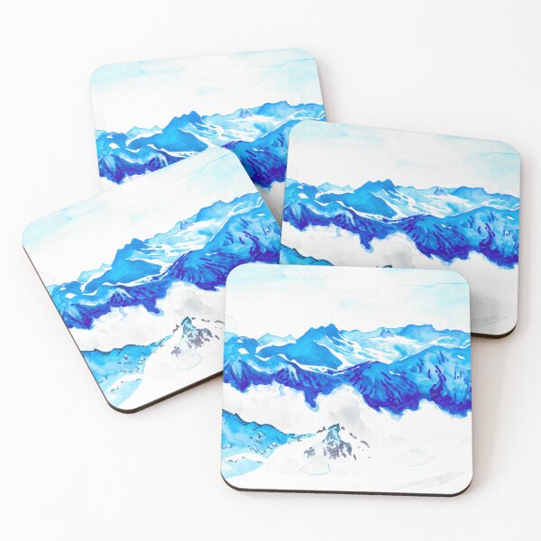 Item preview, Mountain range in the Alps at Courchevel - 3 Valleys designed and sold by Anais-Mrn.