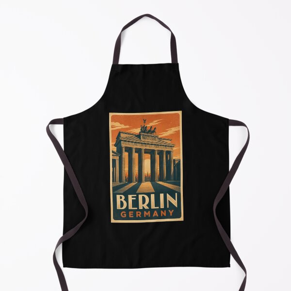 Item preview, Vintage Berlin Germany Travel Art – Retro City Skyline Souvenir designed and sold by AMICO77.