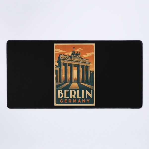 Item preview, Vintage Berlin Germany Travel Art – Retro City Skyline Souvenir designed and sold by AMICO77.